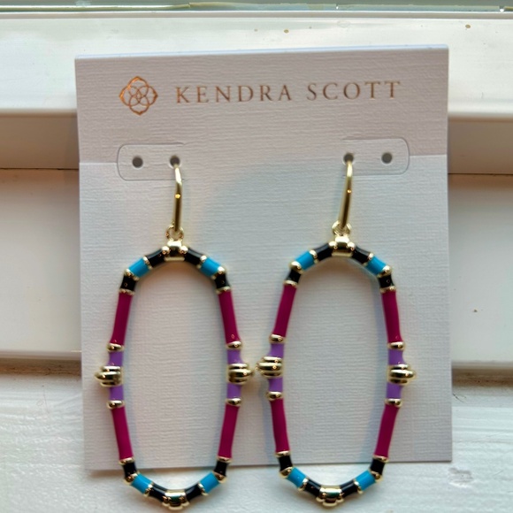 NWT Kendra Scott Essie Open Frame Earrings - Picture 2 of 3